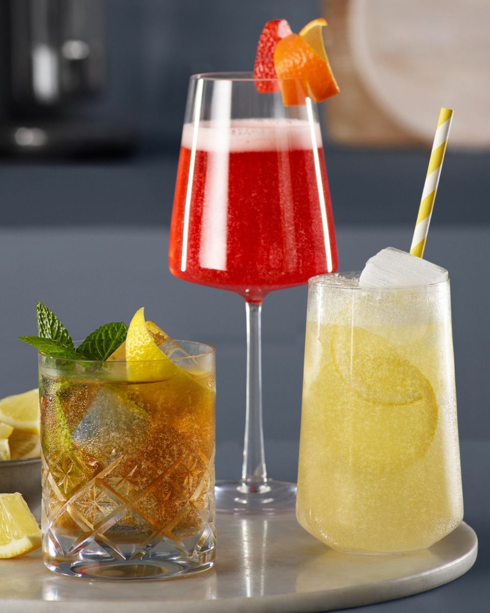 bebidas con agua mineral