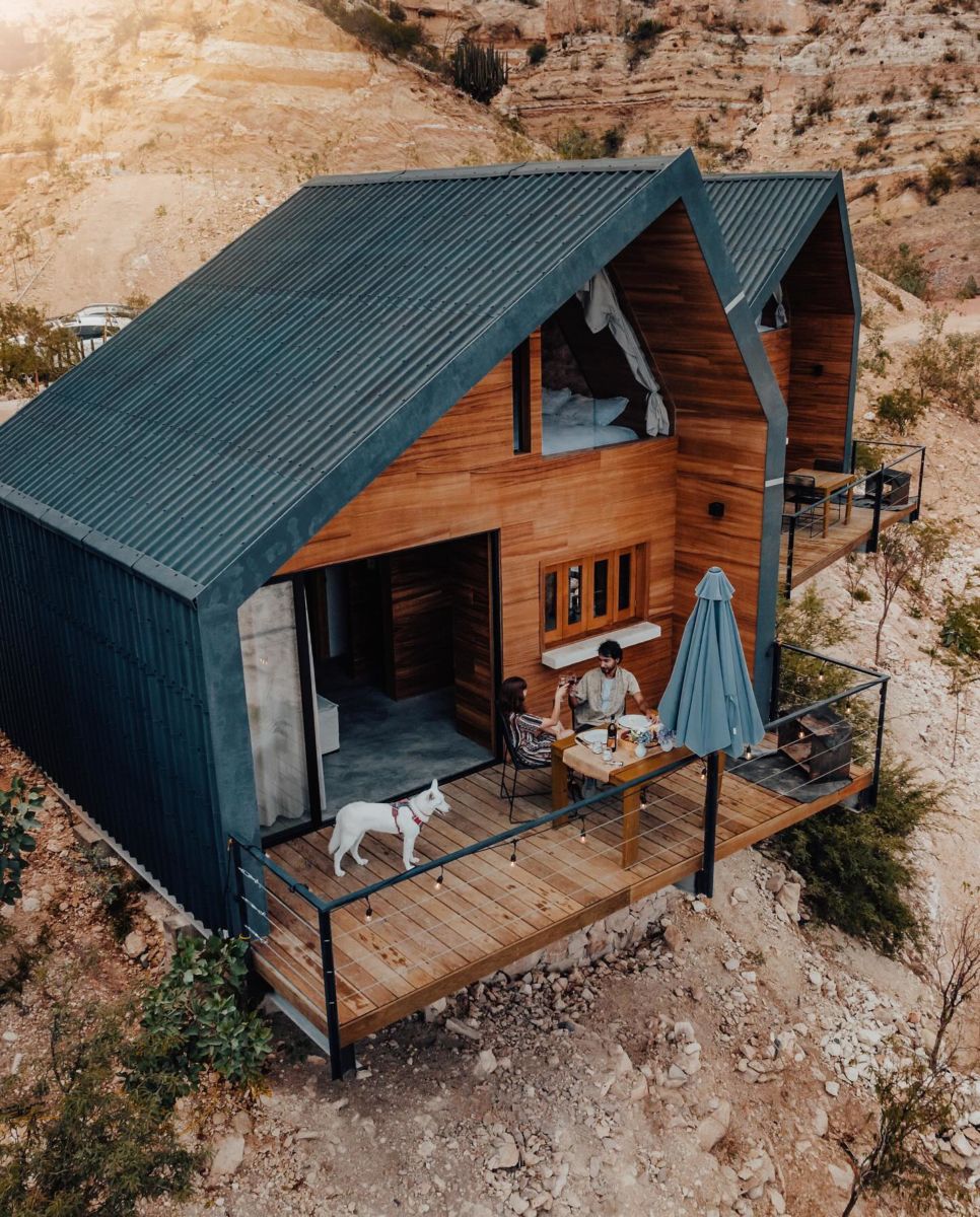 cabañas en la presa Zimapán