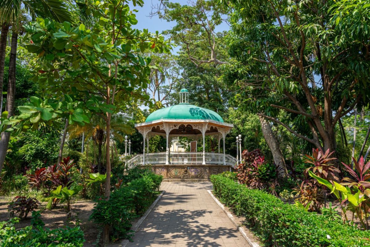 Kiosco en el Centro Histórico de Colima
