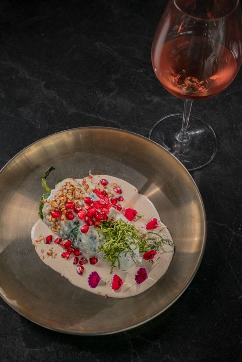 maridaje chile en nogada 