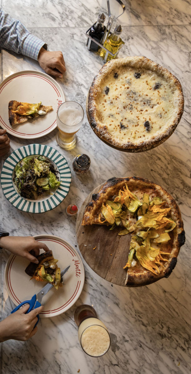 pizzas de masa madre en la juárez