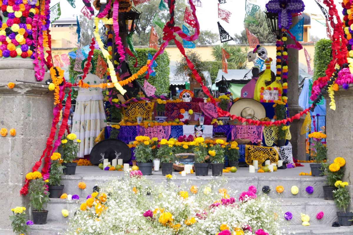 ofrendas bonitas de día de muertos