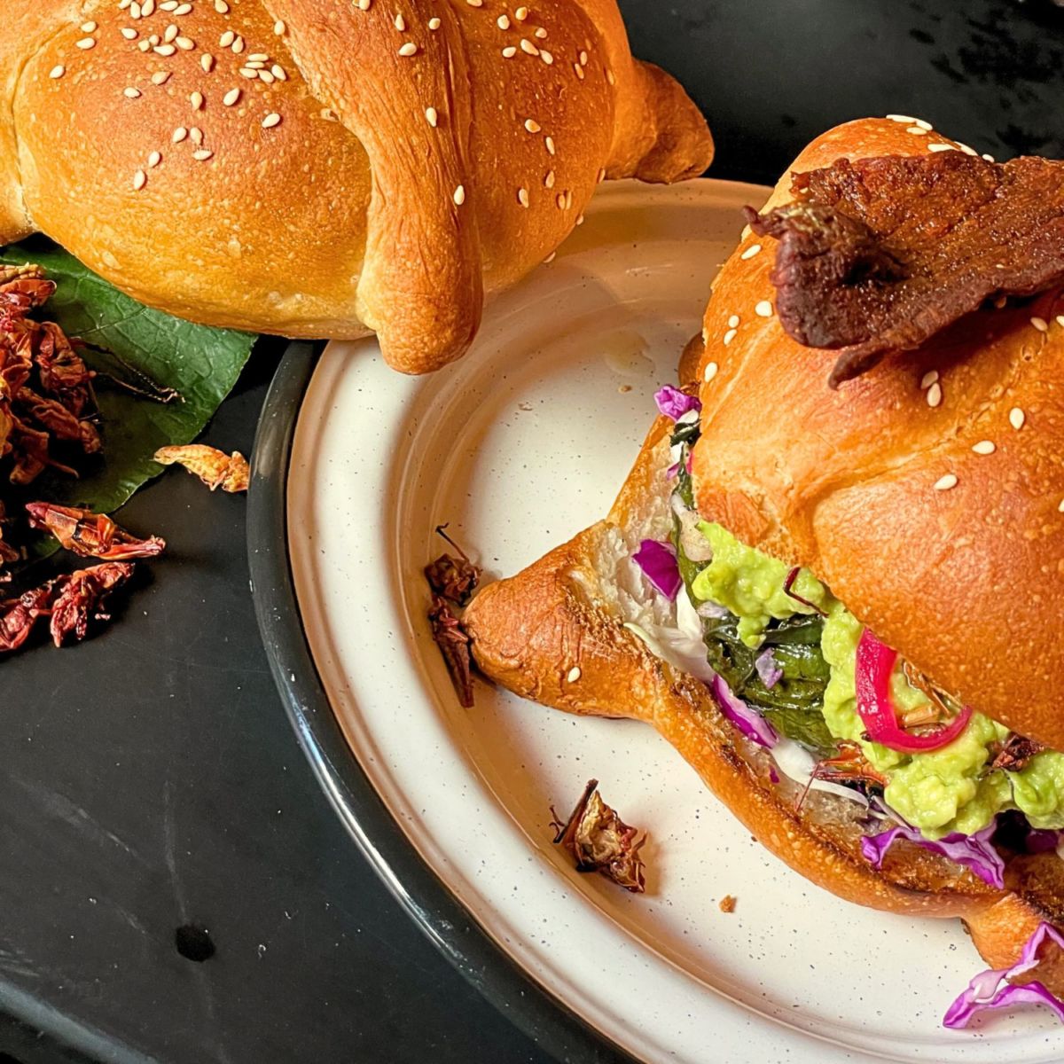 Hamburguesas de Día de Muertos 