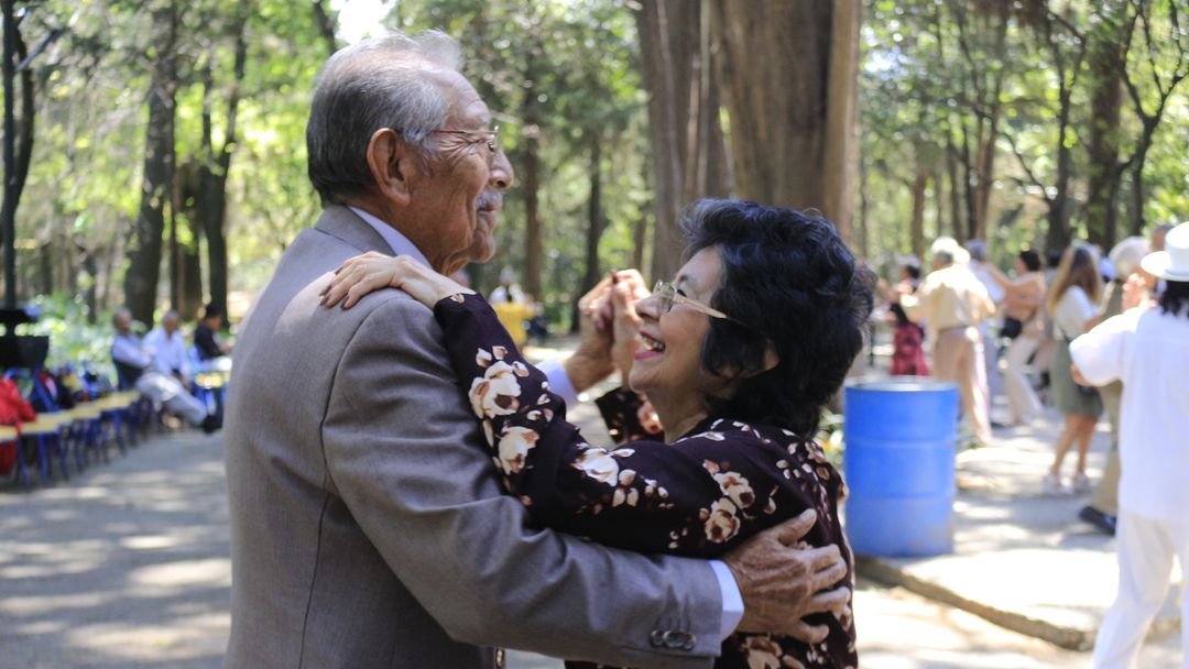 jardín para abuelitos en Chapultepec