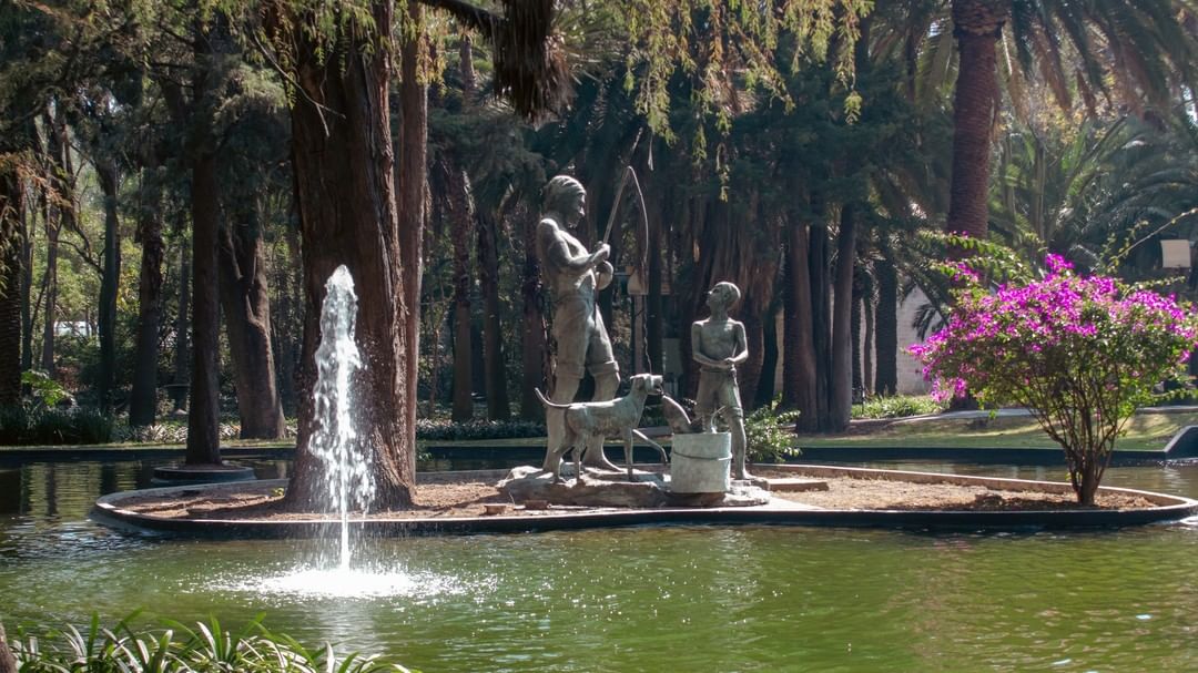 jardín para abuelitos en Chapultepec