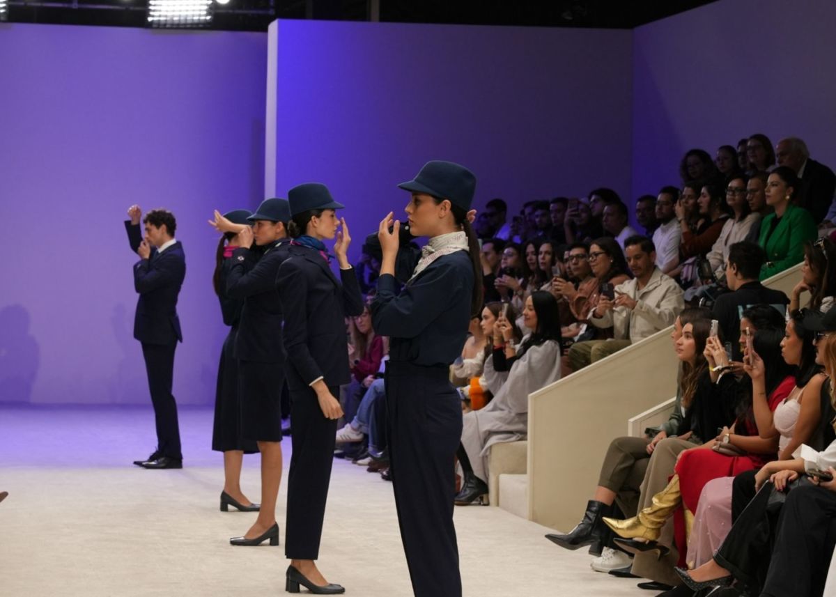 Desfile de moda Yakampot x Aeroméxico 