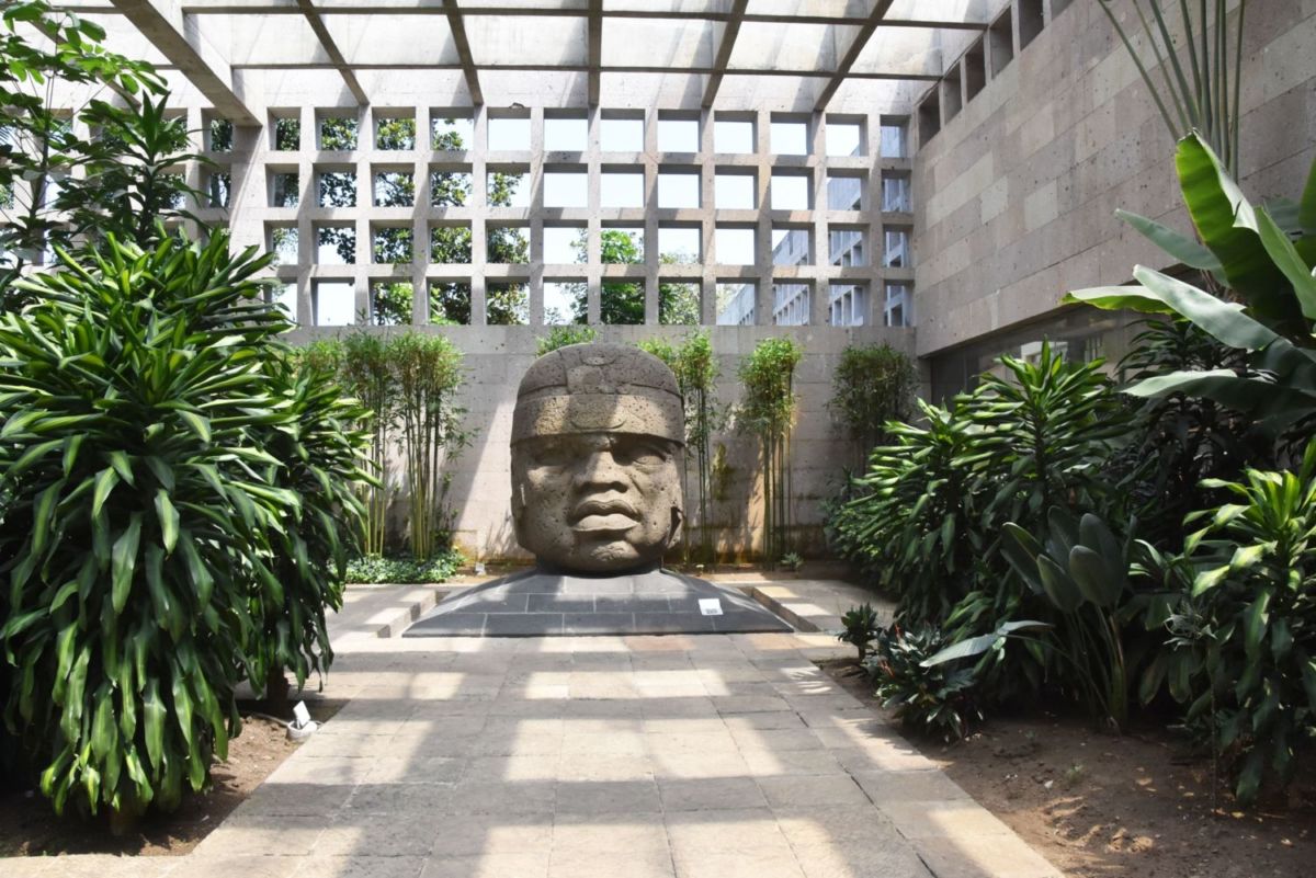 Cabezas colosales olmecas en el MAX