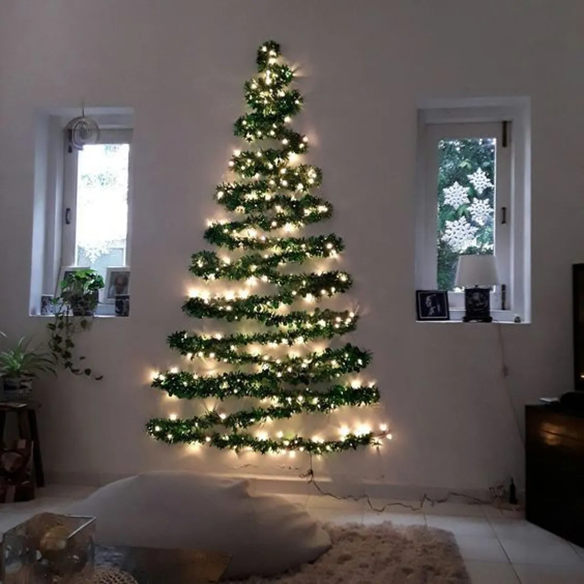 5 ideas para un árbol de Navidad diferente (sin un árbol de verdad)