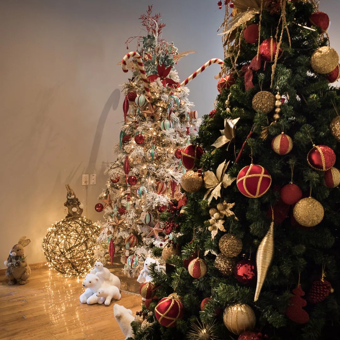 decoración de árboles de Navidad