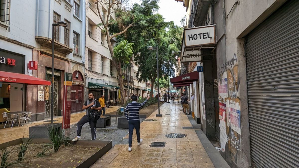 calles peatonales en el centro histórico