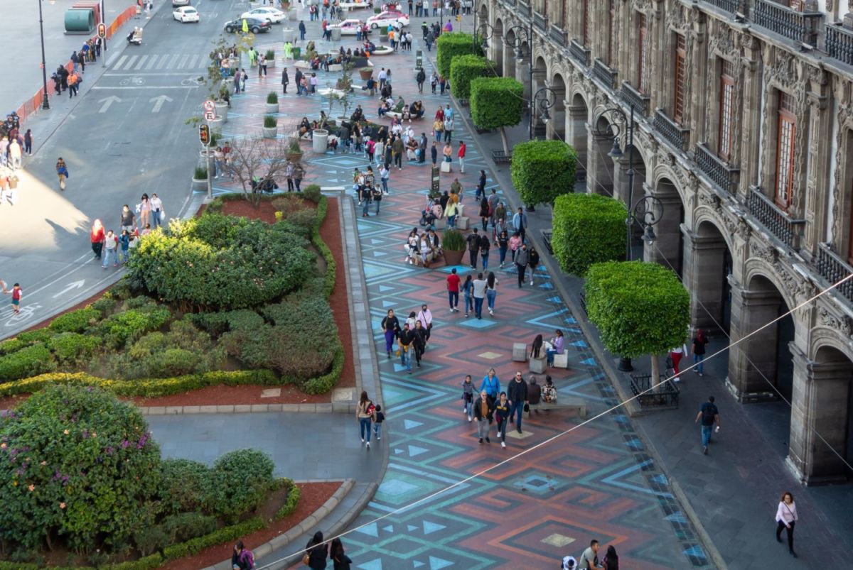 calles peatonales en el centro histórico