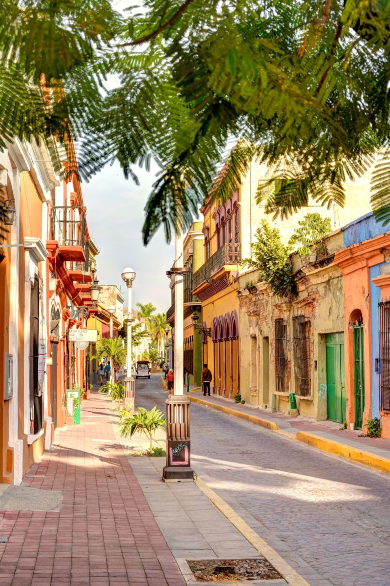 Callejones coloridos en Mazatlán