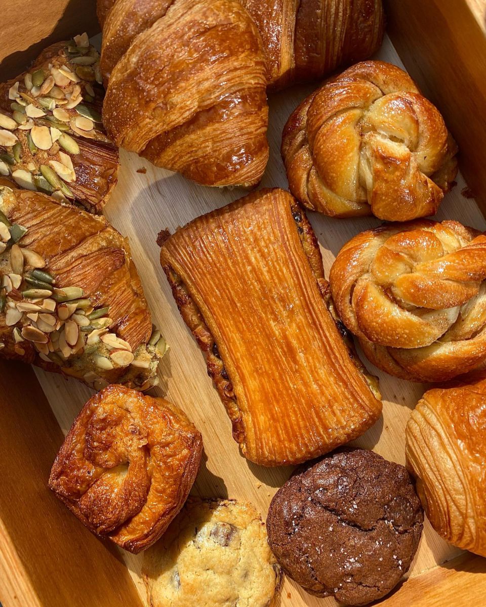 Selección de pan dulce. 