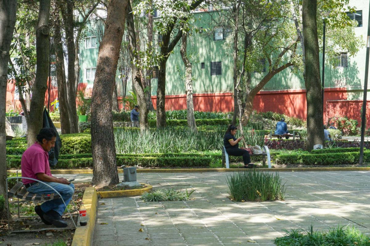 Plazuela al sur de la CDMX