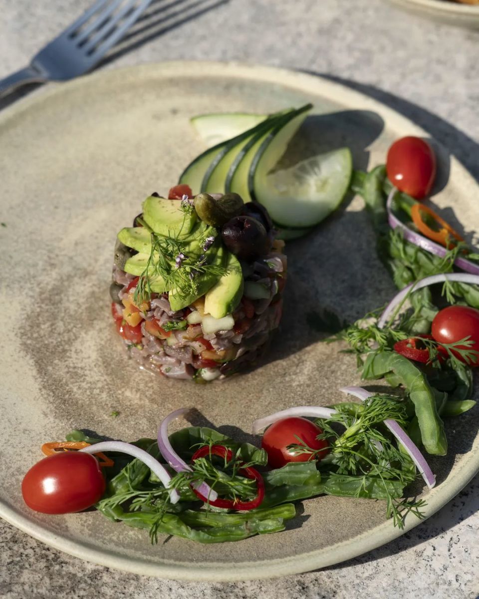 Ceviche de cecina morelense