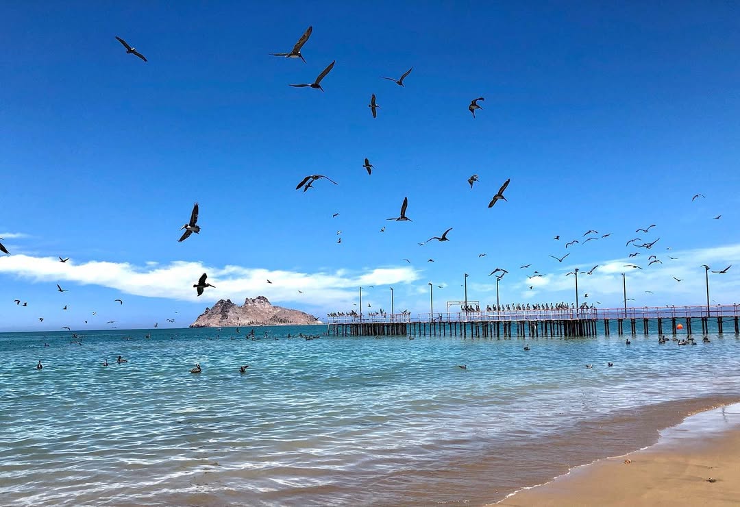 Kino es un pueblo pesquero frente al Mar de Cortés 