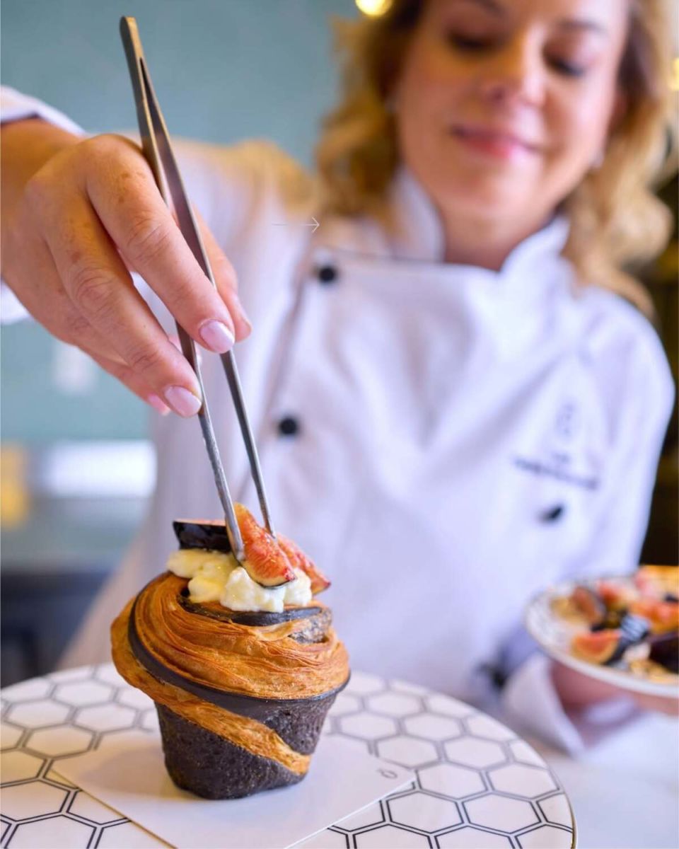Chef Martha Brockman en Lilou Restaurante. 