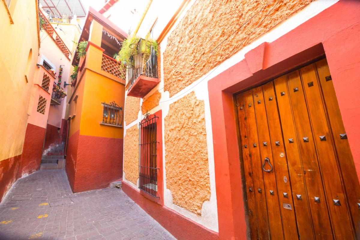 pasaje colonial en Guanajuato 