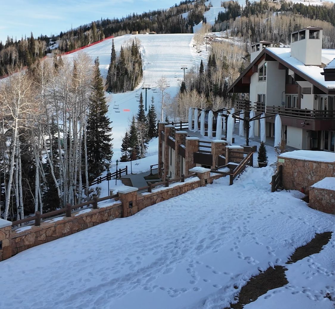 Paisajes invernales en Park City. 