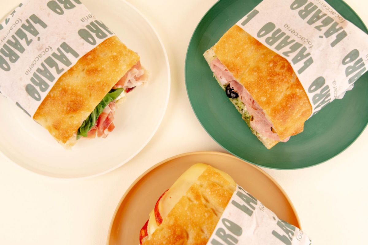 Sándwich de focaccia