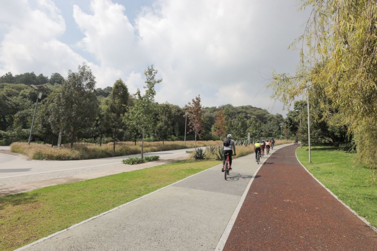 Correr en Parque La Mexicana es una experiencia muy agradable y relajante.