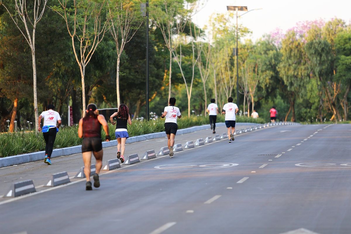 El Circuito Correr es Salud recorre la 2da Sección del Bosque de Chapultepec