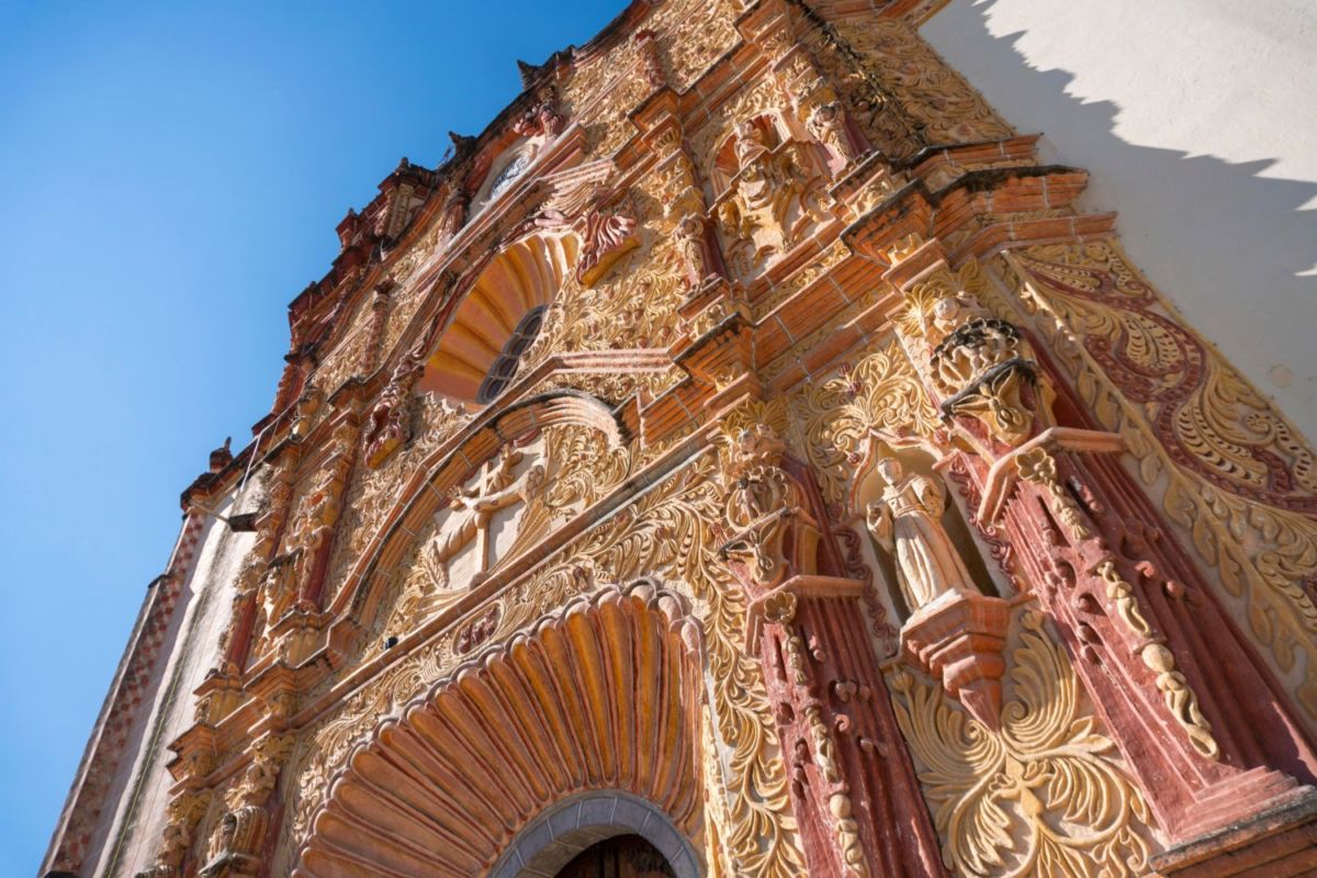 Fachada de la iglesia de Jalpan de Serra