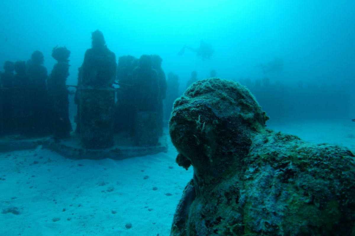 El MUSA es un museo bajo el agua en México 