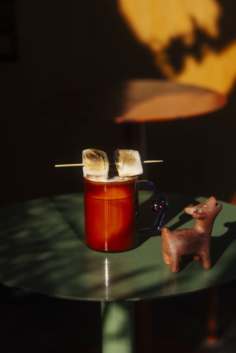 Bebidas de temporada navideña en Toboe Café en Polanco.