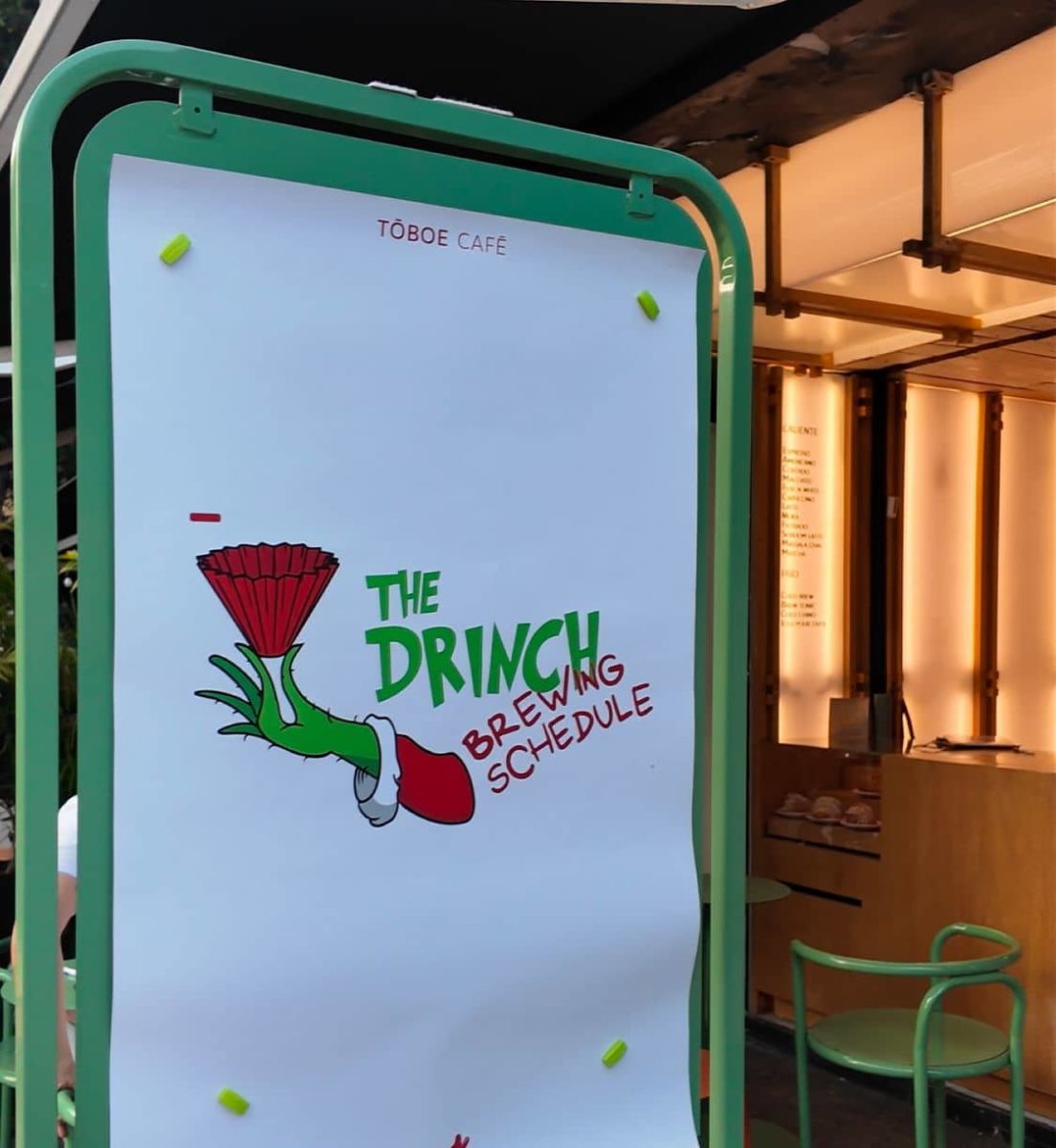 Menú especial de navidad de Toboe Café.