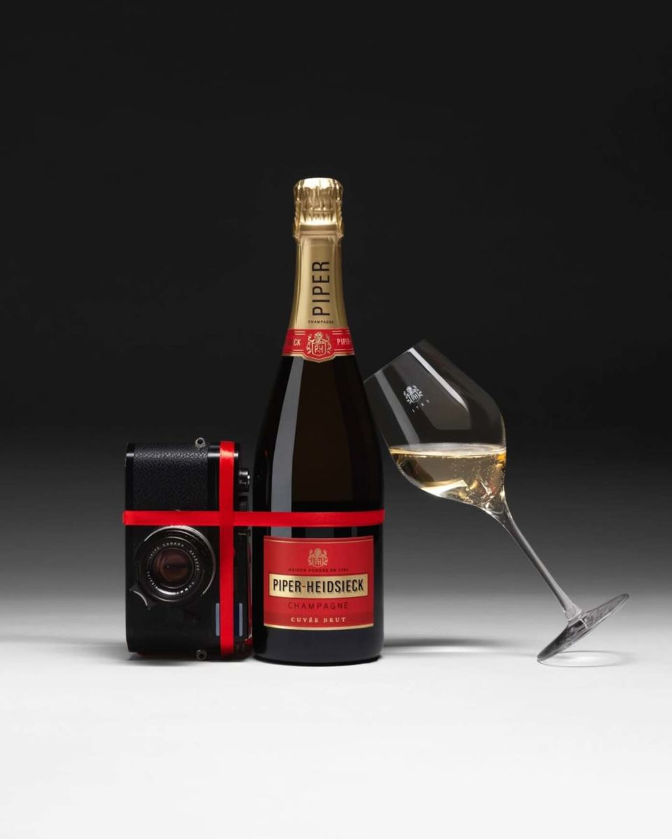 Champagne Piper Heidsieck en Año Nuevo.