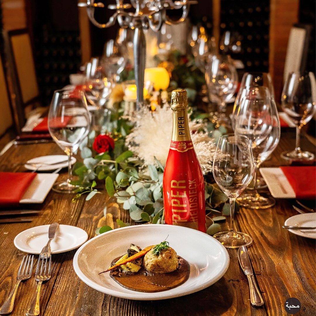 Champagnes para cena de año nuevo. 