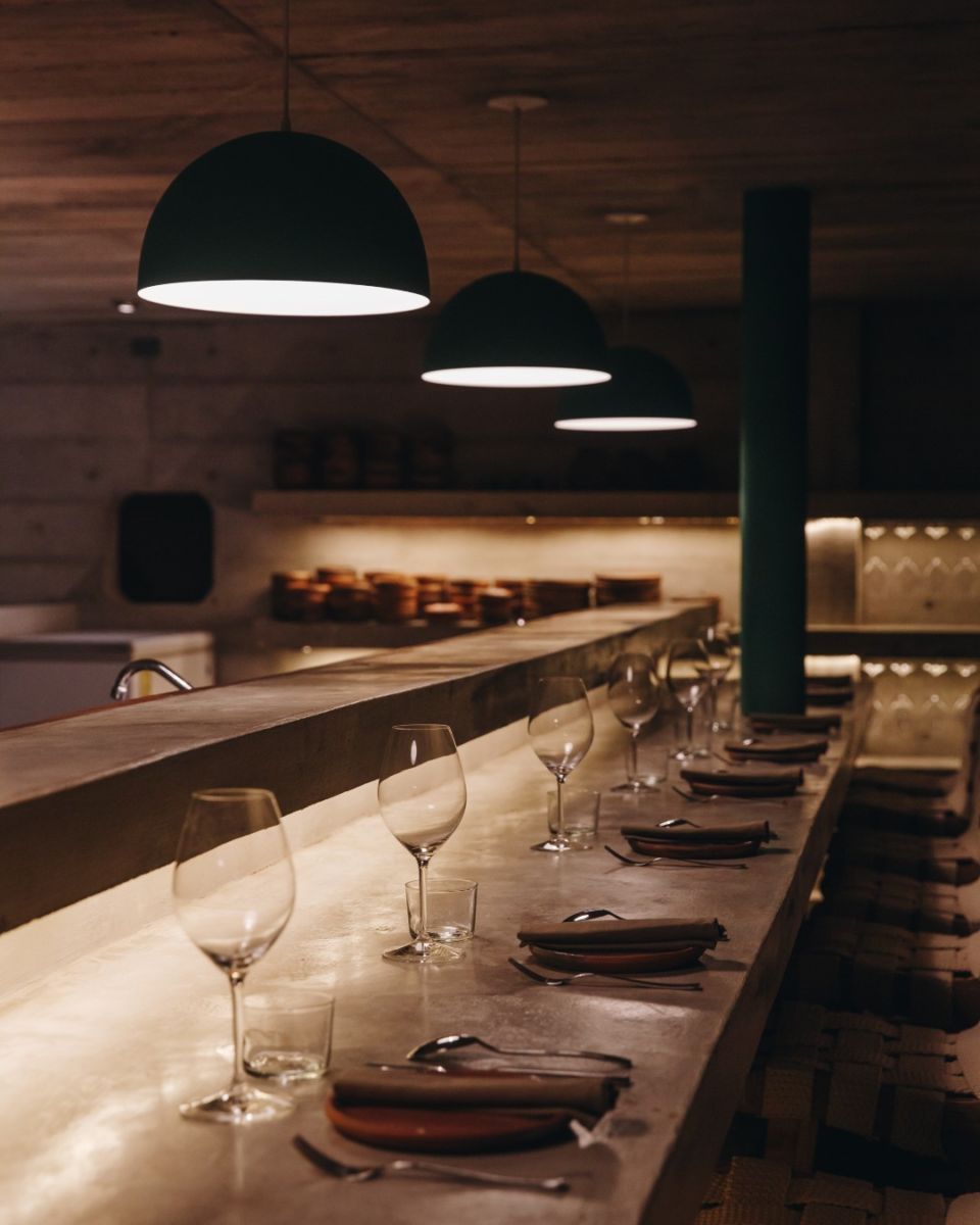 Glou Glou wine bar en Casa To, Puerto Escondido. 