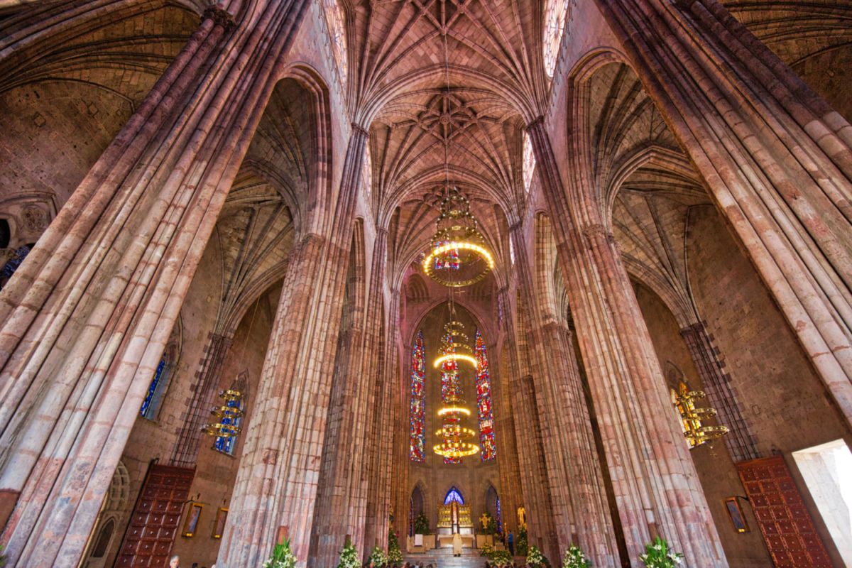 Interior del Templo Santísimo Sacramento en Guadalajara