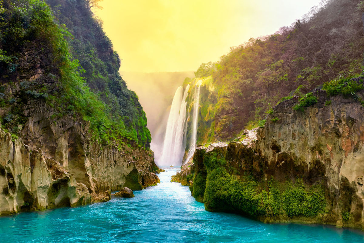 La Cascada de Tamul es la cascada más alta de San Luis Potosí