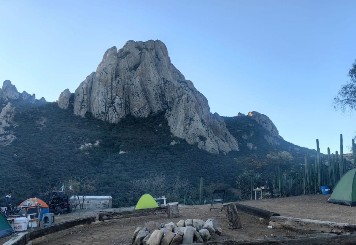 Camping Valle Sagrado en el pueblito San Antonio de la Cal, Querétaro
