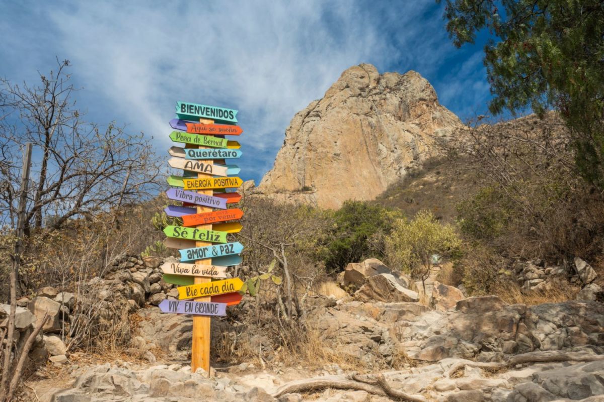 La ruta para llegar al camping es por San Antonio de la Cal