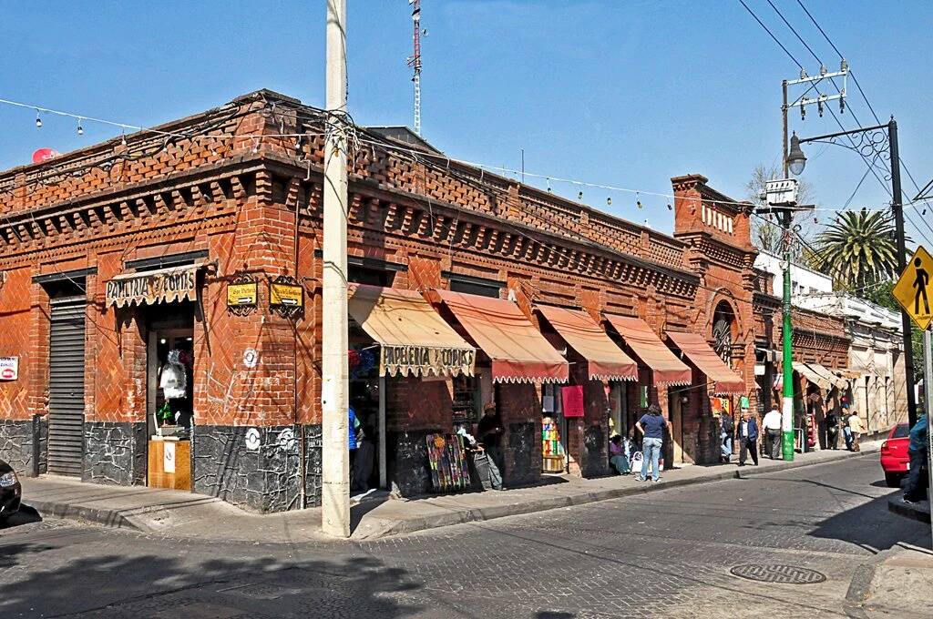 Mercado La Paz en el Centro de Tlalpan