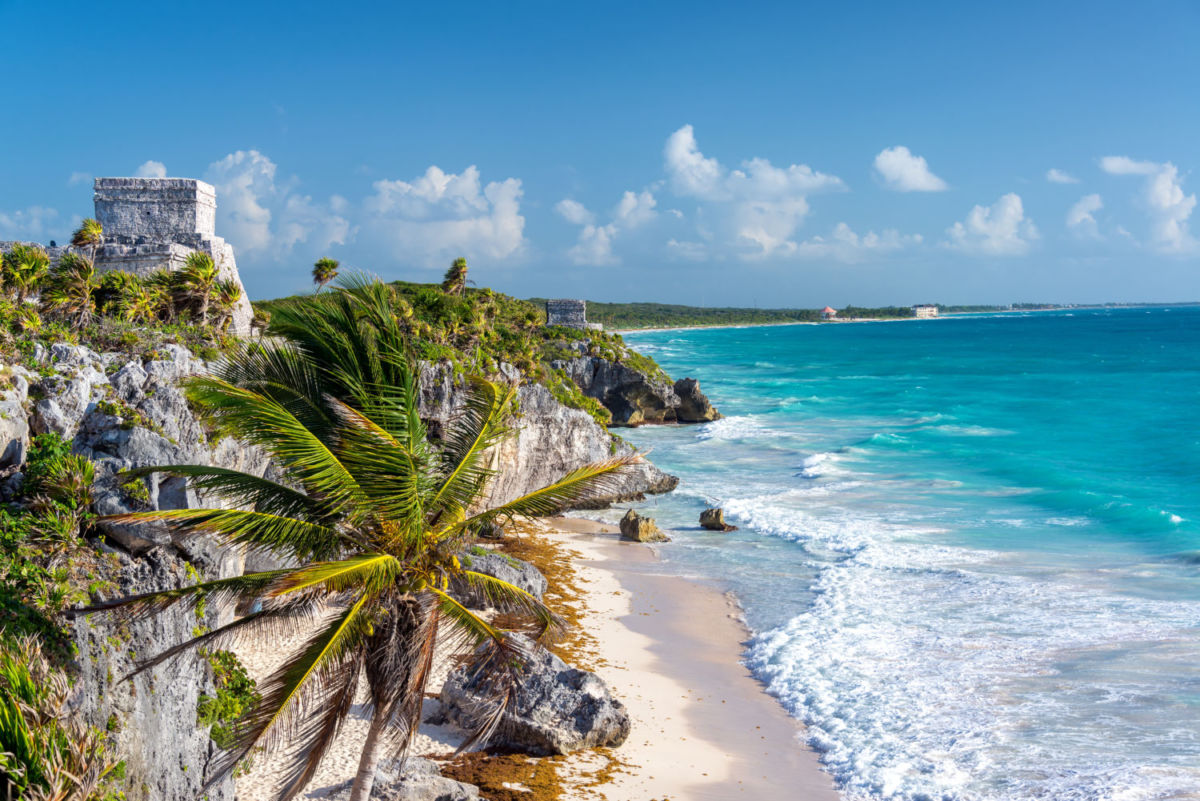 Ruinas en Tulum, uno de los lugares más visitados del 2024