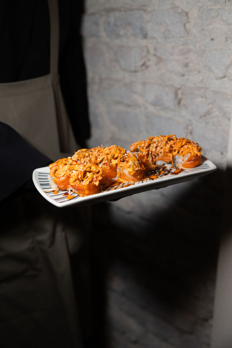 Rollos de sushi.