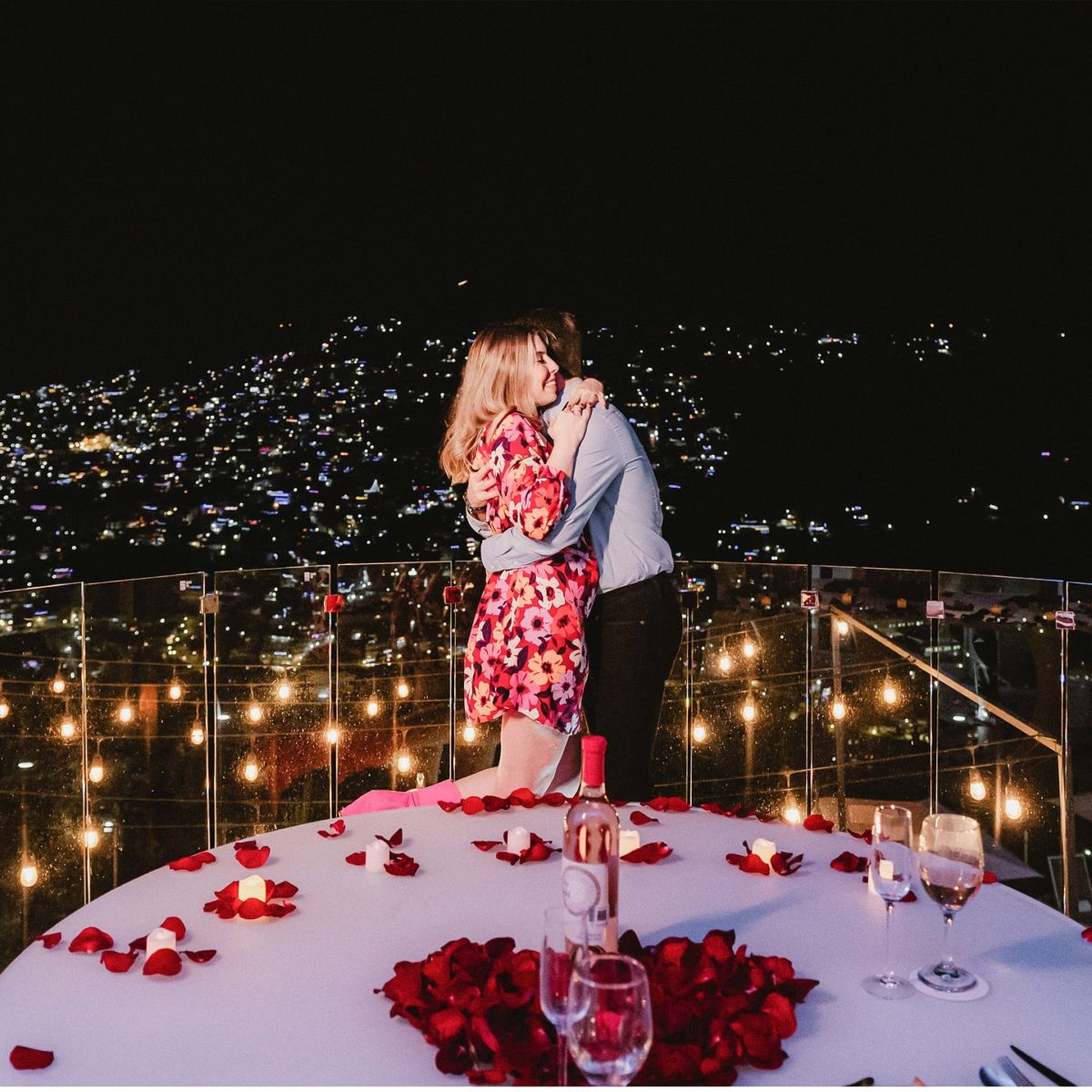 Cena romántica en Pueblo Mágico de Taxco 