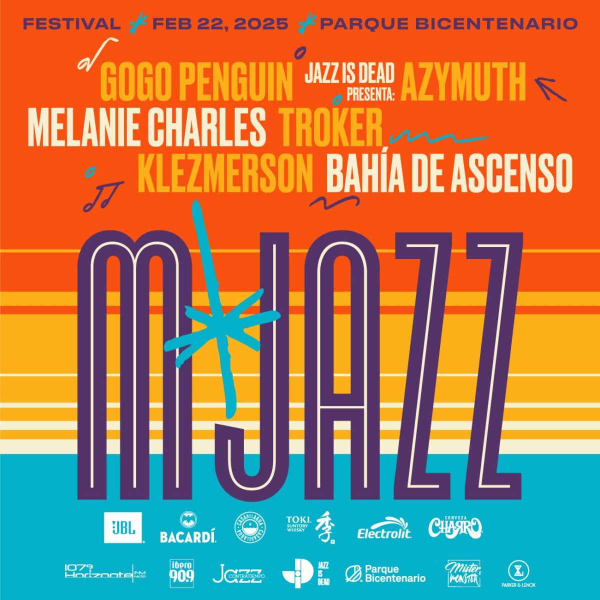 Cartel oficial del Festival MJazz 2025