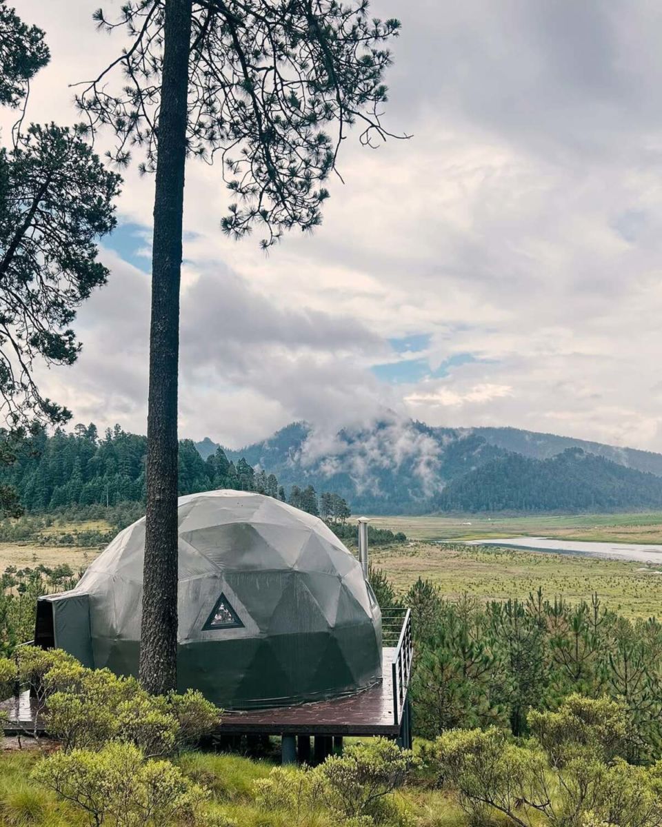El mejor plan con amigos está a 1 hora de Valle de Bravo, y es un ‘glamping’ con las mejores vistas al bosque