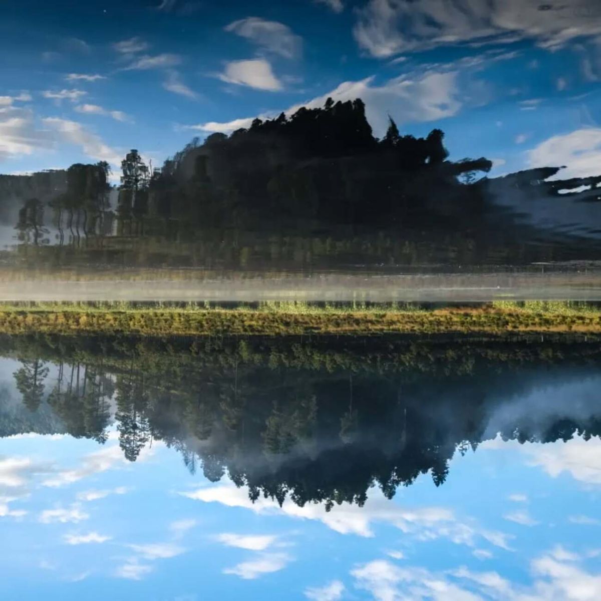 Amanalco EDOMEX, lago y montañas. 