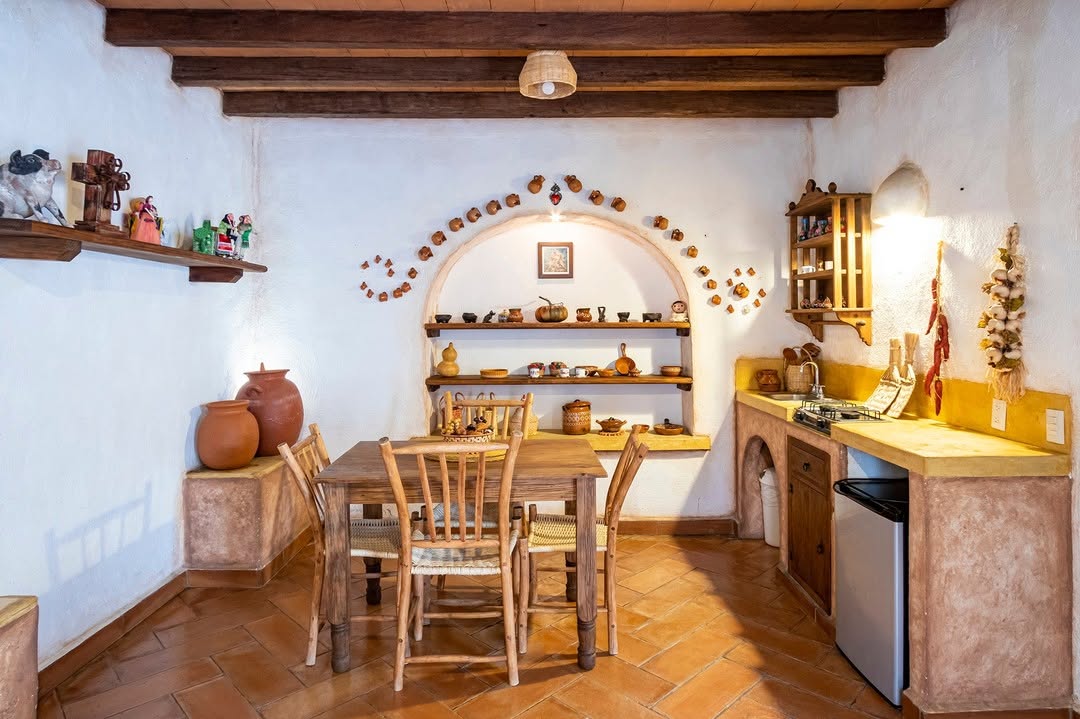 Algunas cabañas del hotel el centenario los arroyitos tienen su propia cocina tradicional mexicana