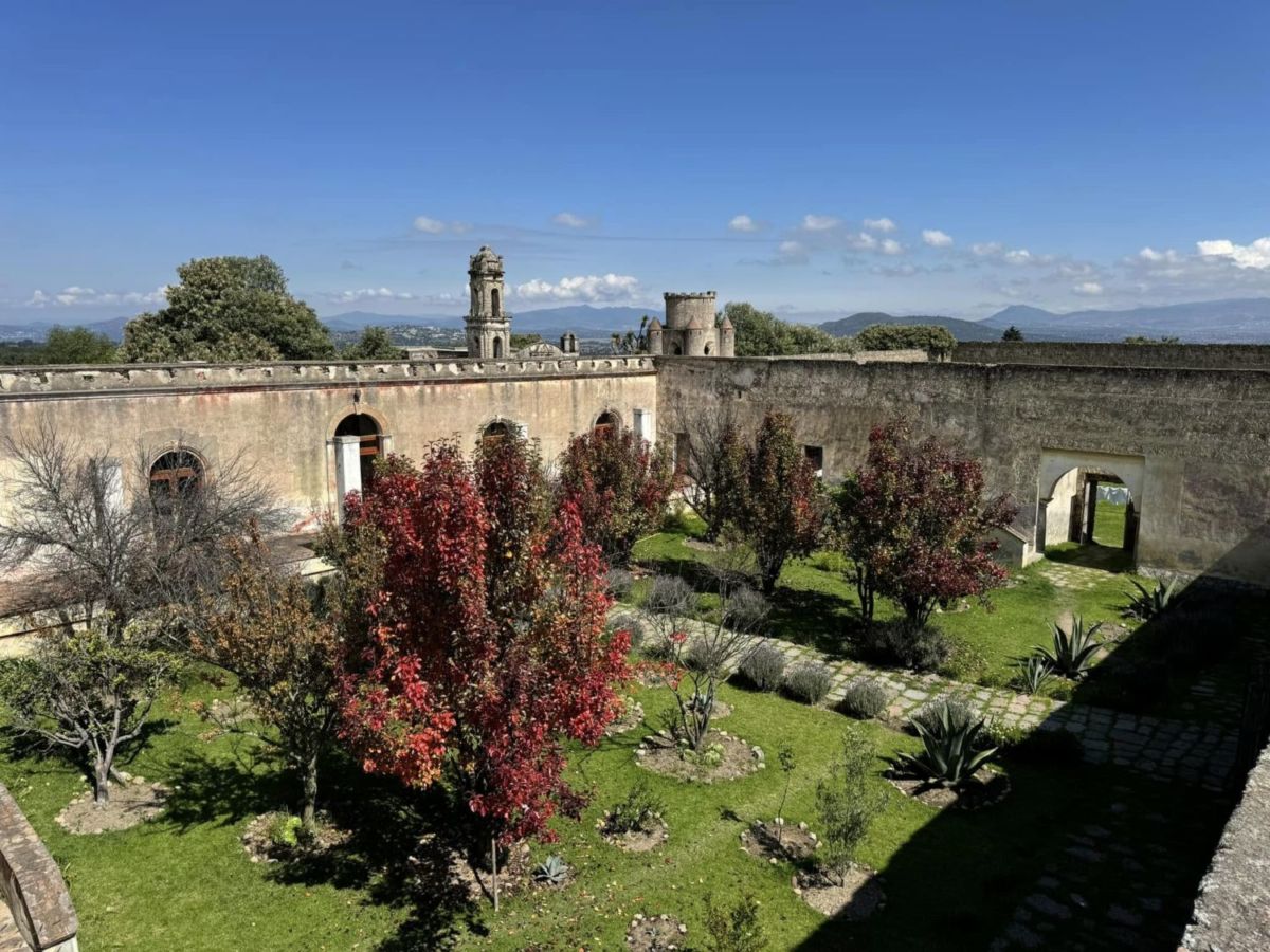 jardines interiores de la hacienda Santa Barbara