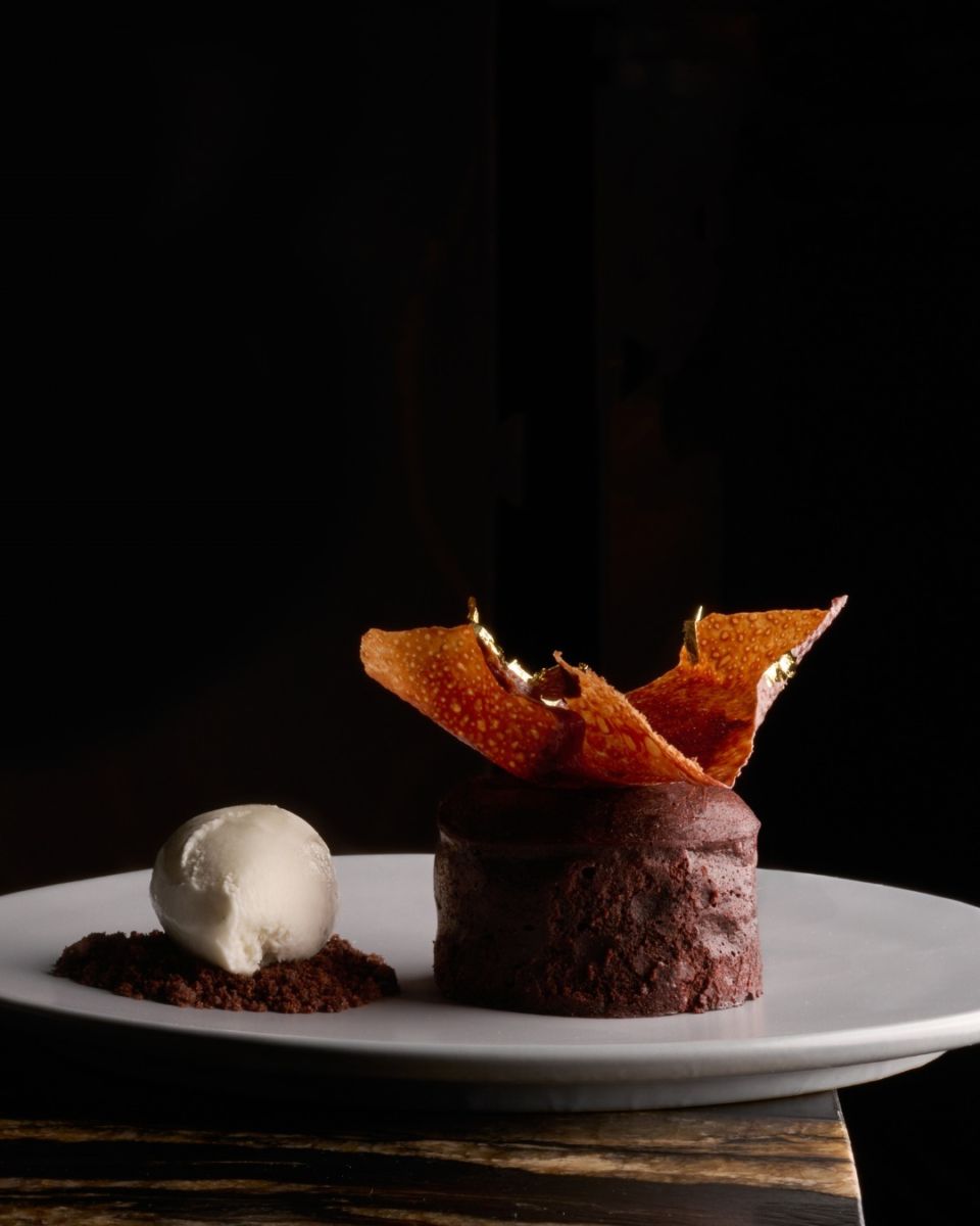 Molten Chocolate Cake en Humo Los Cabos. 