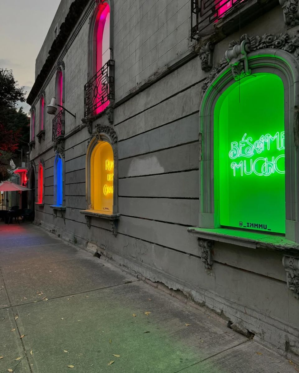 Exterior de la Heladería-Museo IMMMU en la colonia Roma