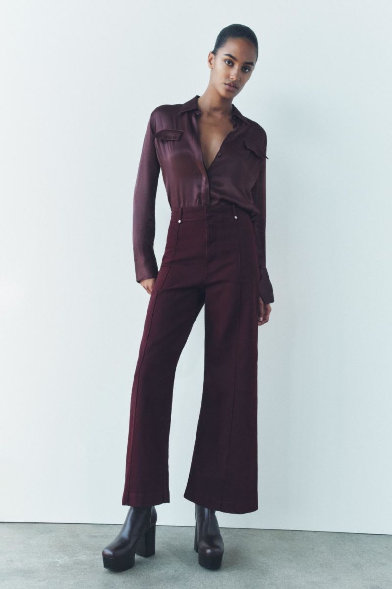 Pantalones de pierna ancha 