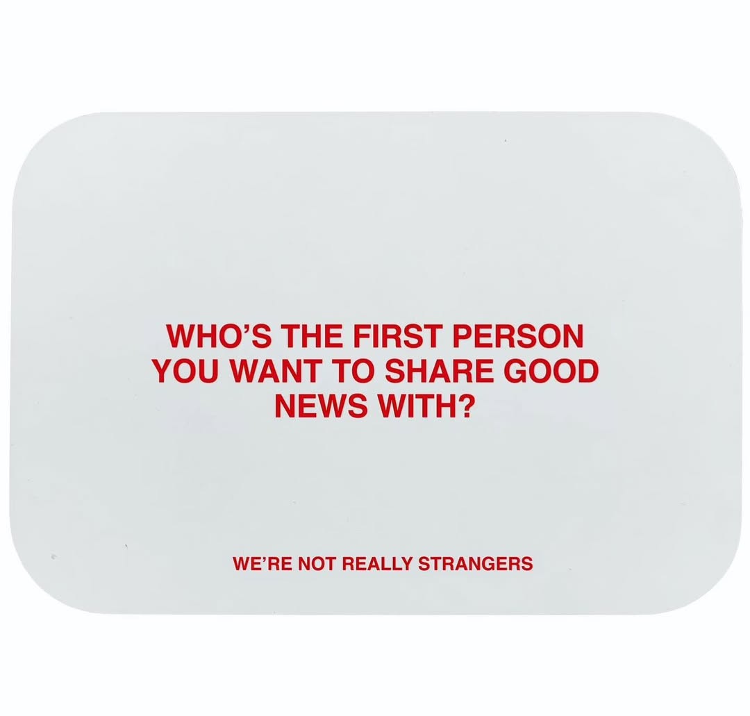 Cartas para conectar con amigos o pareja. 